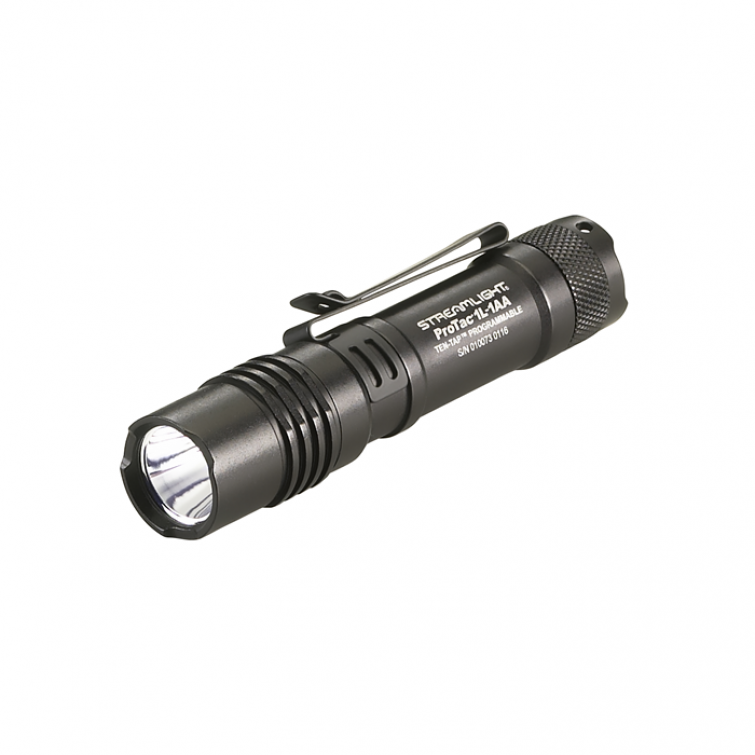 PROTAC 1L LED TACTICAL COMPACT FLASHLIGHT - BLACK.